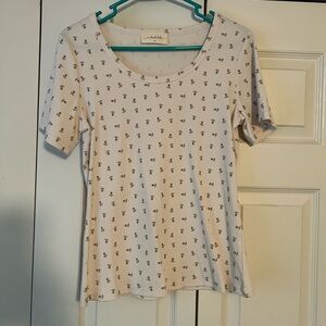 One Loved Babe Floral Print Top